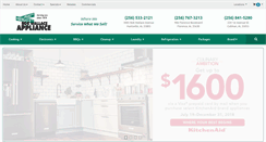 Desktop Screenshot of bobwallaceappliance.com